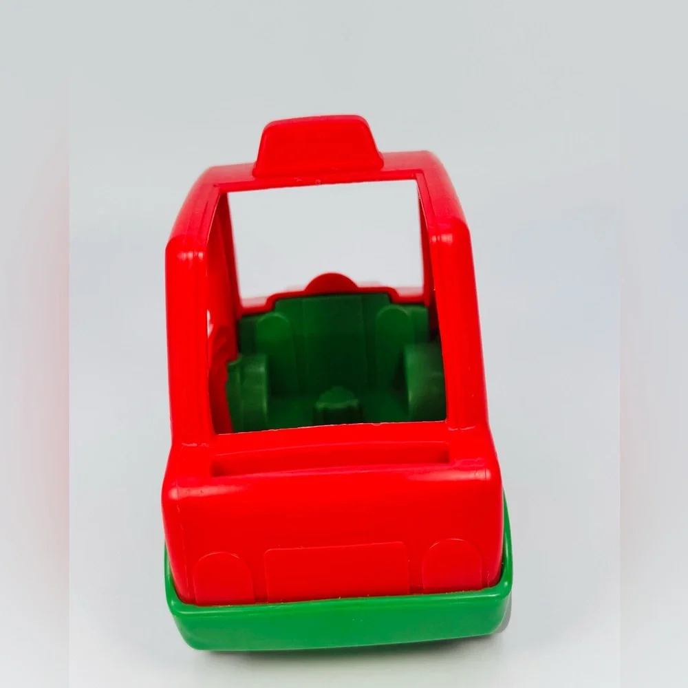 Fisher Price Little People RED CAR TRUCK PIZZA DELIVERY VEHICLE for Town 2018